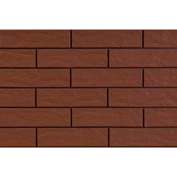 rustico burgund 24.5x6.5 плитка фасадная